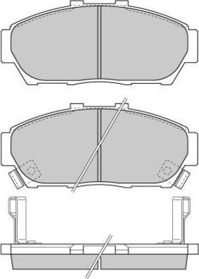 Magneti Marelli 363700201306 - Bremžu uzliku kompl., Disku bremzes autospares.lv