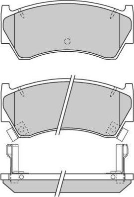 E.T.F. 12-0721 - Тормозные колодки, дисковые, комплект www.autospares.lv