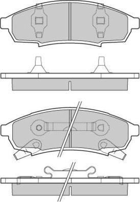 Ruville D37672650 - Brake Pad Set, disc brake www.autospares.lv