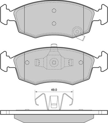 Meyle 252432317 - Bremžu uzliku kompl., Disku bremzes www.autospares.lv