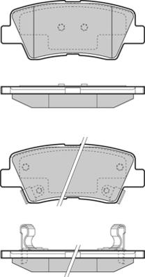 Remsa 136212 - Brake Pad Set, disc brake www.autospares.lv