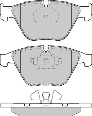 E.T.F. 12-1403 - Bremžu uzliku kompl., Disku bremzes www.autospares.lv