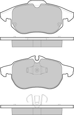 Protechnic PRP1409 - Bremžu uzliku kompl., Disku bremzes www.autospares.lv