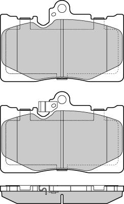 Magneti Marelli 363916061033 - Brake Pad Set, disc brake www.autospares.lv