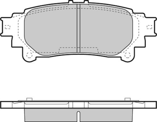 HELLA 8DB 355 034-411 - Bremžu uzliku kompl., Disku bremzes autospares.lv