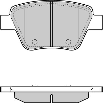 E.T.F. 12-1429 - Тормозные колодки, дисковые, комплект www.autospares.lv