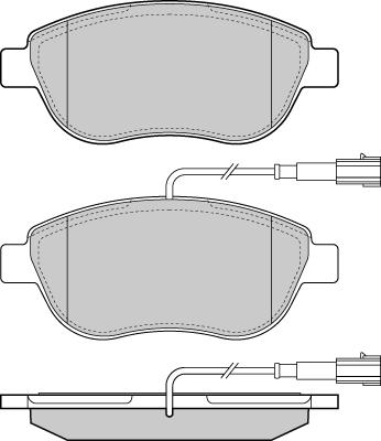 E.T.F. 12-1426 - Brake Pad Set, disc brake www.autospares.lv