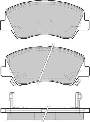 E.T.F. 12-1470 - Тормозные колодки, дисковые, комплект www.autospares.lv