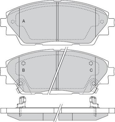 Klaxcar France 24354z - Bremžu uzliku kompl., Disku bremzes autospares.lv