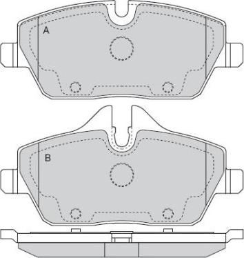 Pagid 8DB 355 021-881 - Bremžu uzliku kompl., Disku bremzes www.autospares.lv