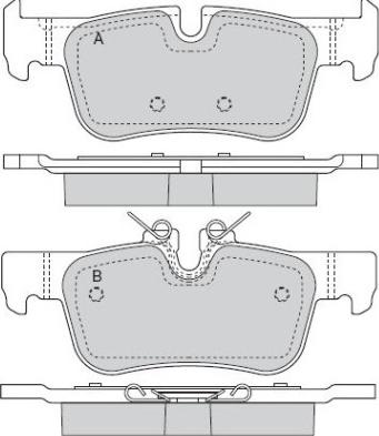 Wagner WBP90180A - Bremžu uzliku kompl., Disku bremzes www.autospares.lv