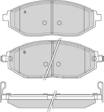 BENDIX 511273 - Bremžu uzliku kompl., Disku bremzes autospares.lv