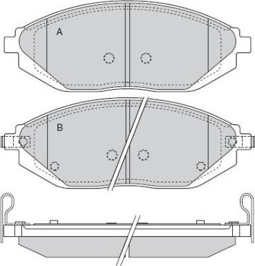 FTE 9002068 - Bremžu uzliku kompl., Disku bremzes autospares.lv