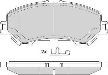 Raicam RA09505 - Bremžu uzliku kompl., Disku bremzes www.autospares.lv