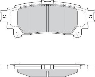 BOSCH 986494775 - Bremžu uzliku kompl., Disku bremzes autospares.lv