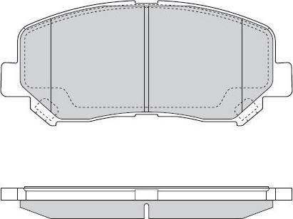 E.T.F. 12-1535 - Brake Pad Set, disc brake www.autospares.lv