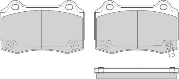 E.T.F. 12-1579 - Bremžu uzliku kompl., Disku bremzes www.autospares.lv