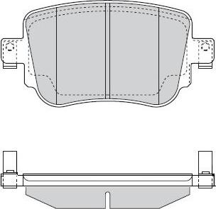 E.T.F. 12-1570 - Bremžu uzliku kompl., Disku bremzes www.autospares.lv