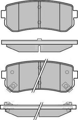 E.T.F. 12-1640 - Bremžu uzliku kompl., Disku bremzes www.autospares.lv