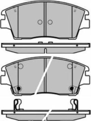 Japanparts PAH24MK - Bremžu uzliku kompl., Disku bremzes autospares.lv