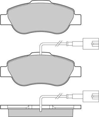 BOSCH 986494114 - Brake Pad Set, disc brake www.autospares.lv