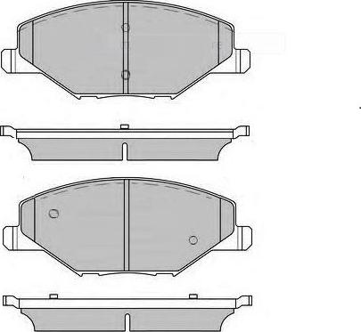 Remsa 21553.00 - Тормозные колодки, дисковые, комплект www.autospares.lv