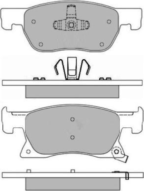 Ferodo FSL4933 - Bremžu uzliku kompl., Disku bremzes www.autospares.lv