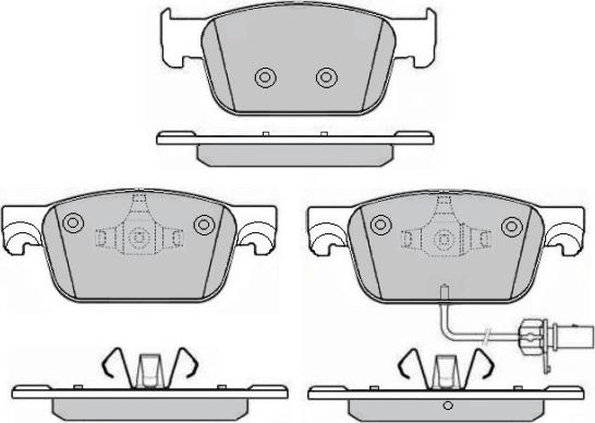 E.T.F. 12-1682 - Bremžu uzliku kompl., Disku bremzes www.autospares.lv