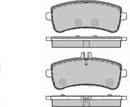 Roulunds Rubber 225783 - Bremžu uzliku kompl., Disku bremzes www.autospares.lv