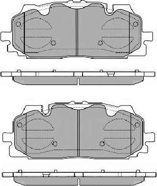 E.T.F. 12-1678 - Bremžu uzliku kompl., Disku bremzes www.autospares.lv