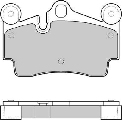 E.T.F. 12-1097 - Тормозные колодки, дисковые, комплект www.autospares.lv