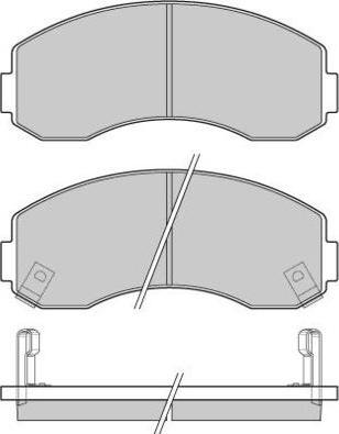 E.T.F. 12-1044 - Bremžu uzliku kompl., Disku bremzes www.autospares.lv