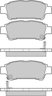 Japanparts PP258MK - Bremžu uzliku kompl., Disku bremzes autospares.lv