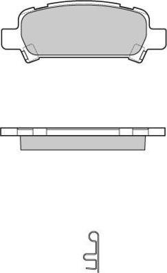 E.T.F. 12-1056 - Brake Pad Set, disc brake www.autospares.lv