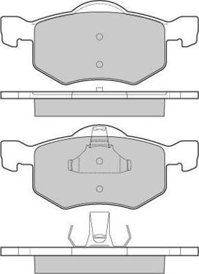 E.T.F. 12-1058 - Bremžu uzliku kompl., Disku bremzes autospares.lv