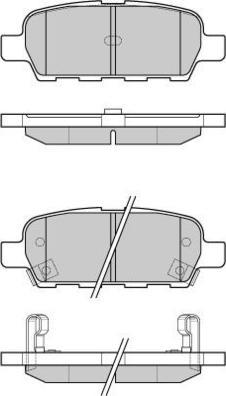 E.T.F. 12-1067 - Bremžu uzliku kompl., Disku bremzes www.autospares.lv