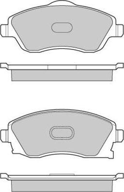 E.T.F. 12-1000 - Brake Pad Set, disc brake www.autospares.lv