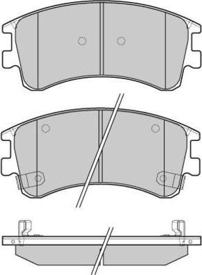 E.T.F. 12-1089 - Bremžu uzliku kompl., Disku bremzes www.autospares.lv