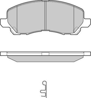 E.T.F. 12-1080 - Bremžu uzliku kompl., Disku bremzes autospares.lv