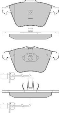 E.T.F. 12-1081 - Bremžu uzliku kompl., Disku bremzes autospares.lv