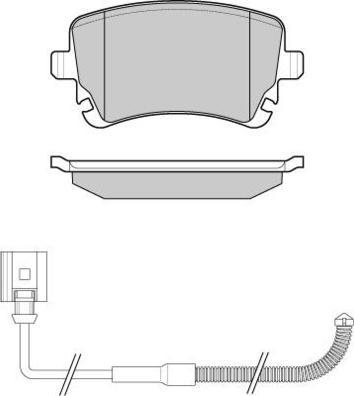 E.T.F. 12-1087 - Тормозные колодки, дисковые, комплект www.autospares.lv