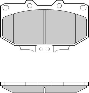 E.T.F. 12-1037 - Bremžu uzliku kompl., Disku bremzes www.autospares.lv