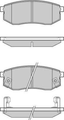 E.T.F. 12-1029 - Bremžu uzliku kompl., Disku bremzes autospares.lv