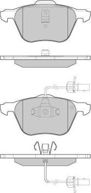 E.T.F. 12-1076 - Тормозные колодки, дисковые, комплект www.autospares.lv