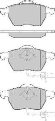 E.T.F. 12-1071 - Тормозные колодки, дисковые, комплект www.autospares.lv