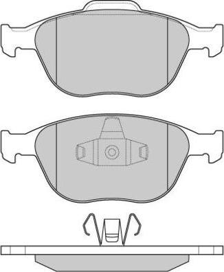 E.T.F. 12-1078 - Bremžu uzliku kompl., Disku bremzes autospares.lv