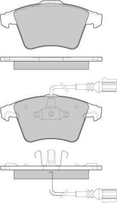 E.T.F. 12-1142 - Bremžu uzliku kompl., Disku bremzes www.autospares.lv