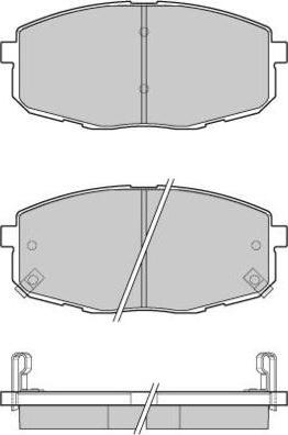 E.T.F. 12-1147 - Тормозные колодки, дисковые, комплект www.autospares.lv