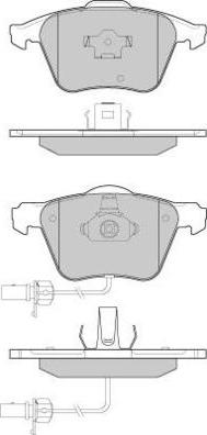 E.T.F. 12-1150 - Тормозные колодки, дисковые, комплект www.autospares.lv