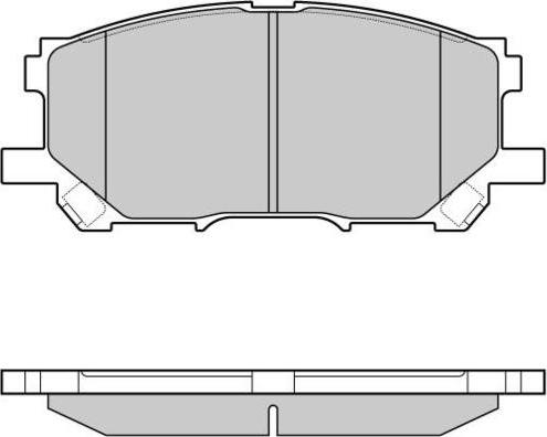 E.T.F. 12-1168 - Bremžu uzliku kompl., Disku bremzes autospares.lv